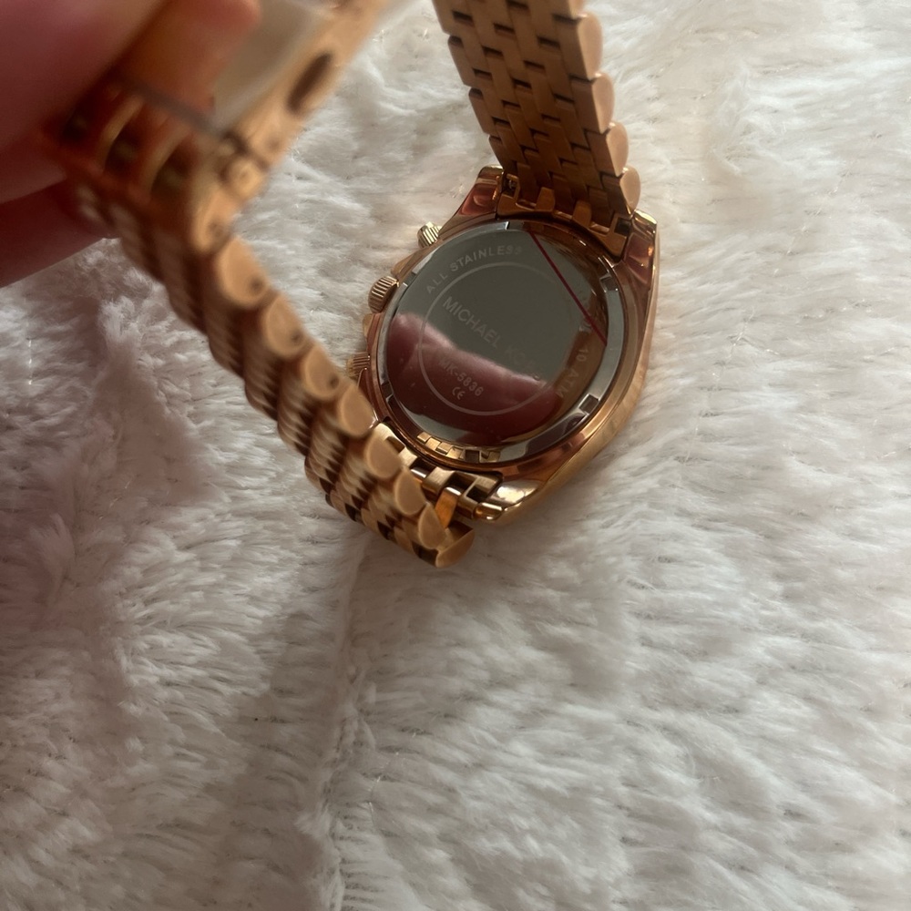 Michael Kors Rose Gold Chronograph Watch - Picture 4 of 4